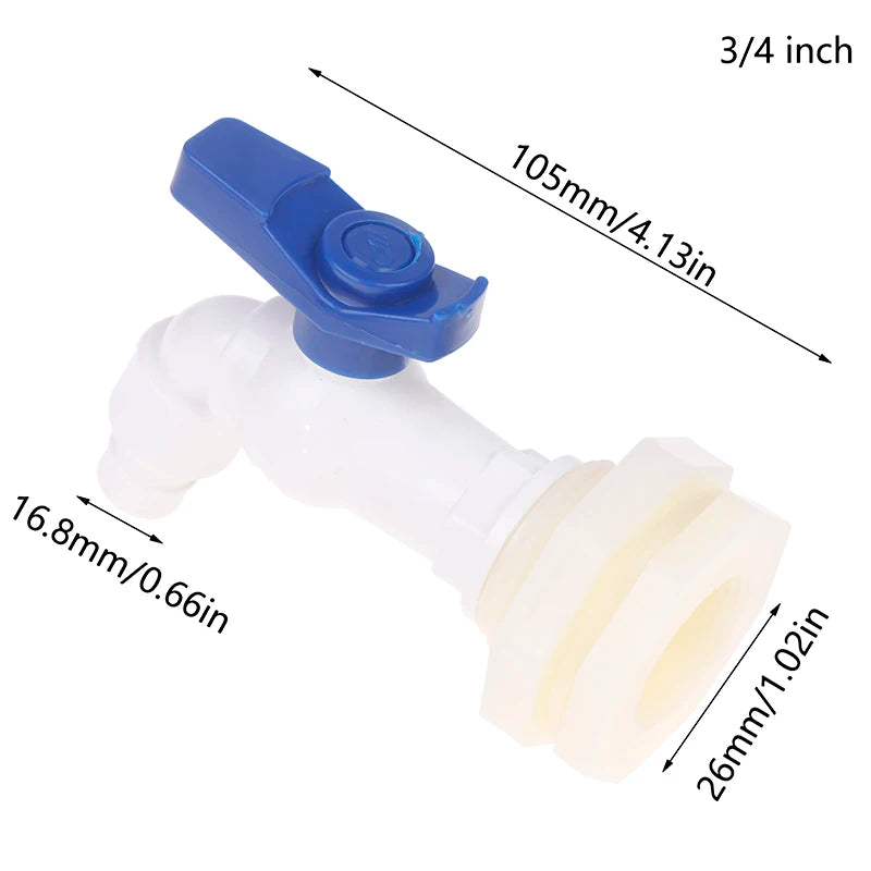 1/2 Inch Plastic Tap Replacement for Water Butt and Rain Barrel Water Tanks. Peaceful Pleasures Health and Wellness A2
