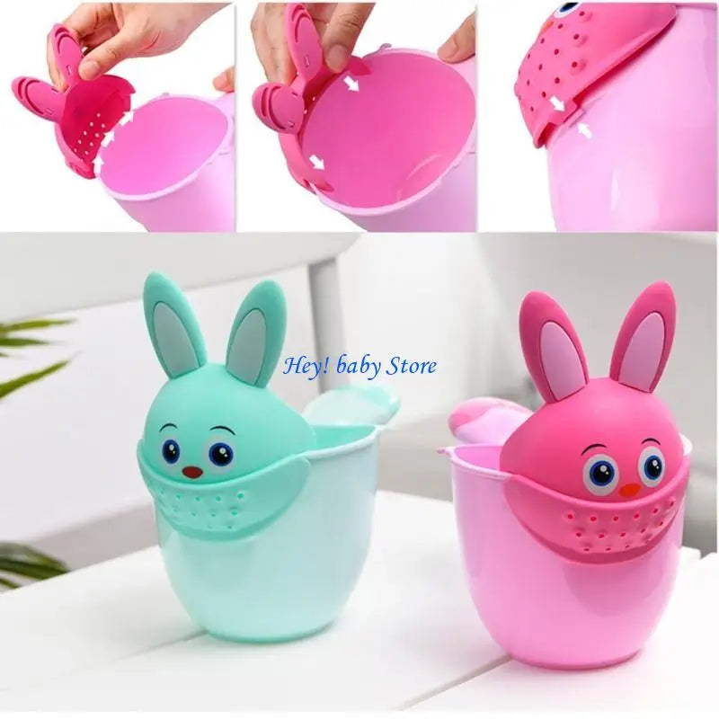 Baby Bath Waterfall Rinser Cup | Cartoon Shampoo Rinse