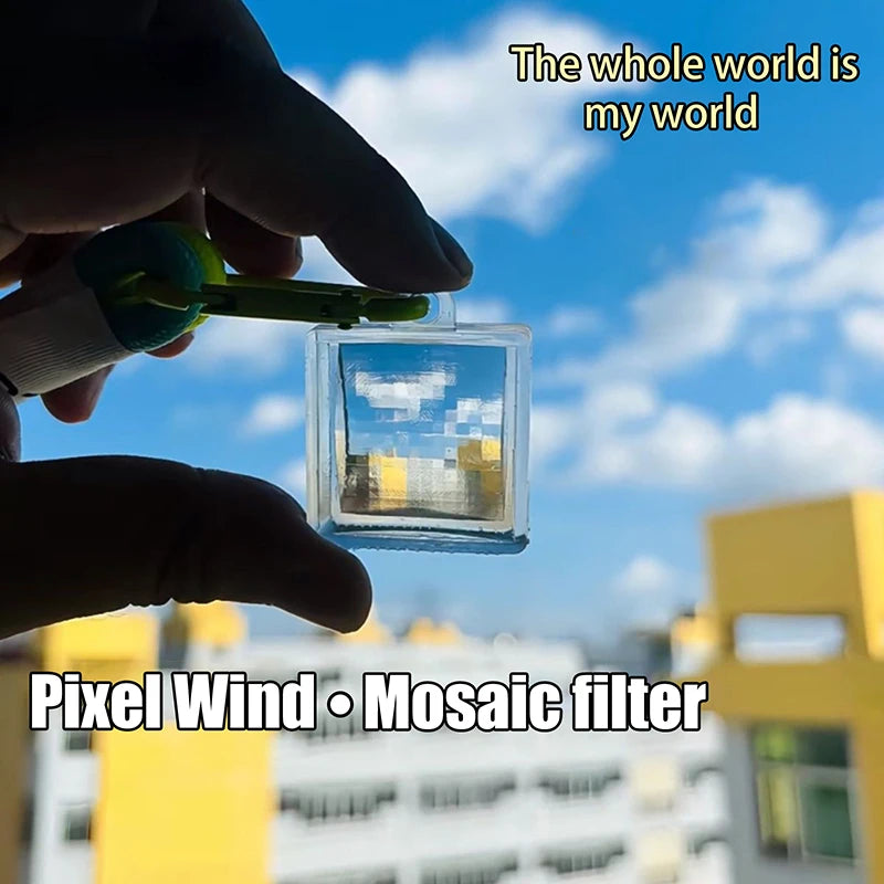 Transparent Acrylic DIY Pixel Keychain – Bag Pendant Gift