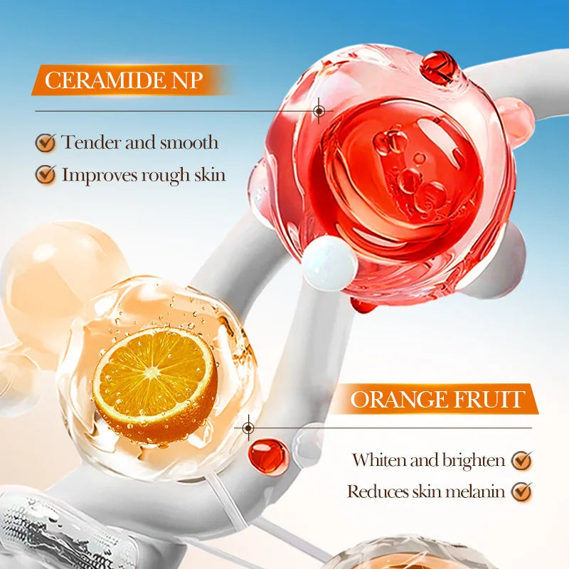 Orange Exfoliating Peeling Gel Facial Scrub Moisturizing Nourish Repair Scrubs Blackhead Removal Face Cleanser Korean Cosmetics Peaceful Pleasures Health and Wellness