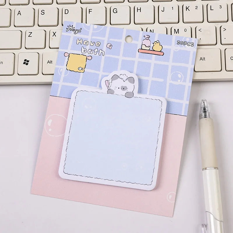 Cat Cartoon Cute Convenience Sticker Meow Star Beauty Adhesive Daily