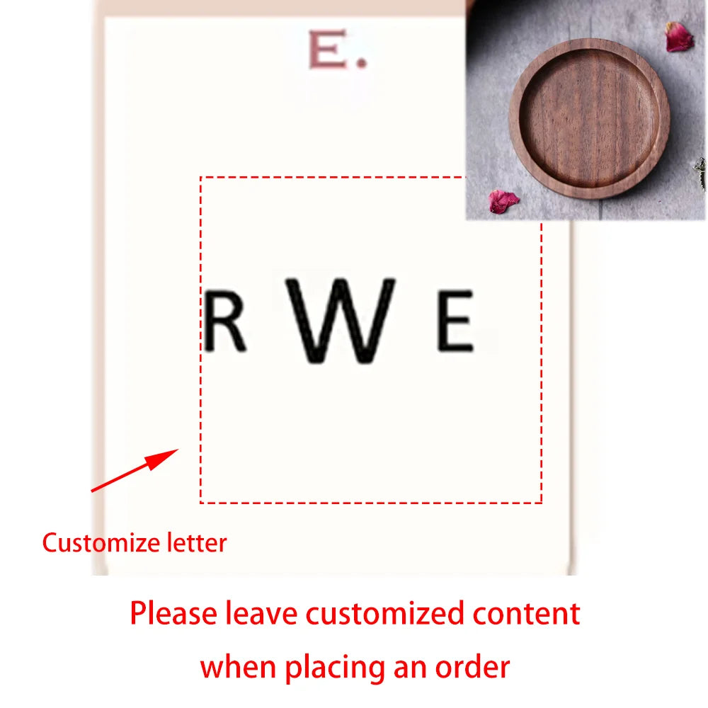 Custom Engraved Wood Ring Dish | Wedding & Anniversary Gift
