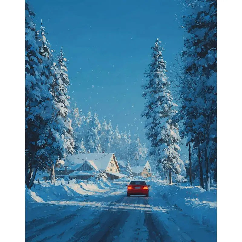 Forest Landscape Paint by Numbers Kit for Adults – 60×75cm