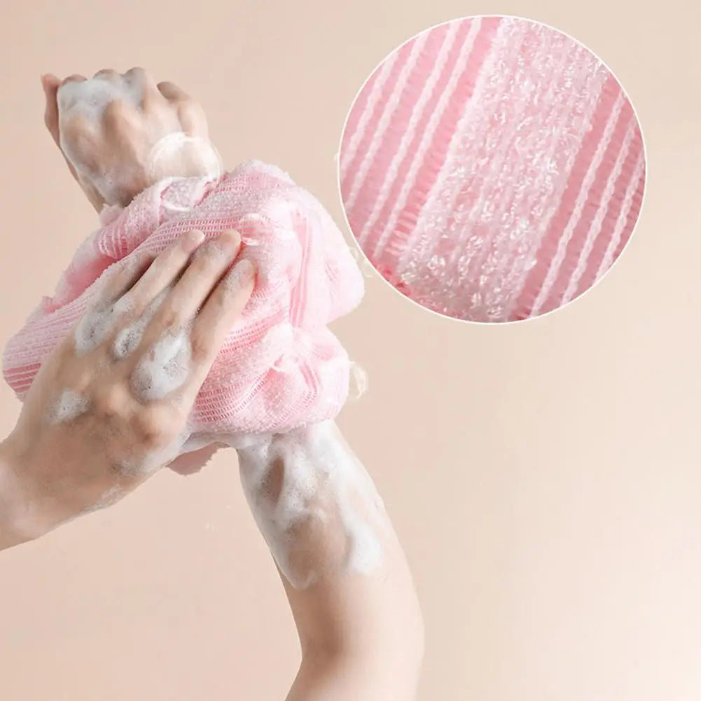 Double-Sided Exfoliating Bath Scrubber Strip | Back Scrubber Exfoliating Bath Scrubber Peaceful Pleasures Health and Wellness