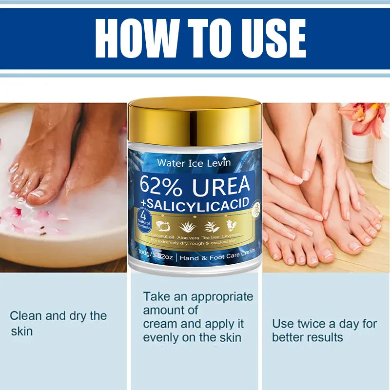 Urea & Salicylic Acid Hand & Foot Cream | Dry Skin Moisturizer