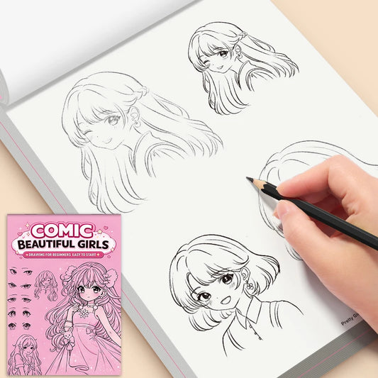 Anime Girl Drawing Book Beginners Character Sketching Practice Guide Peaceful Pleasures Health and Wellness