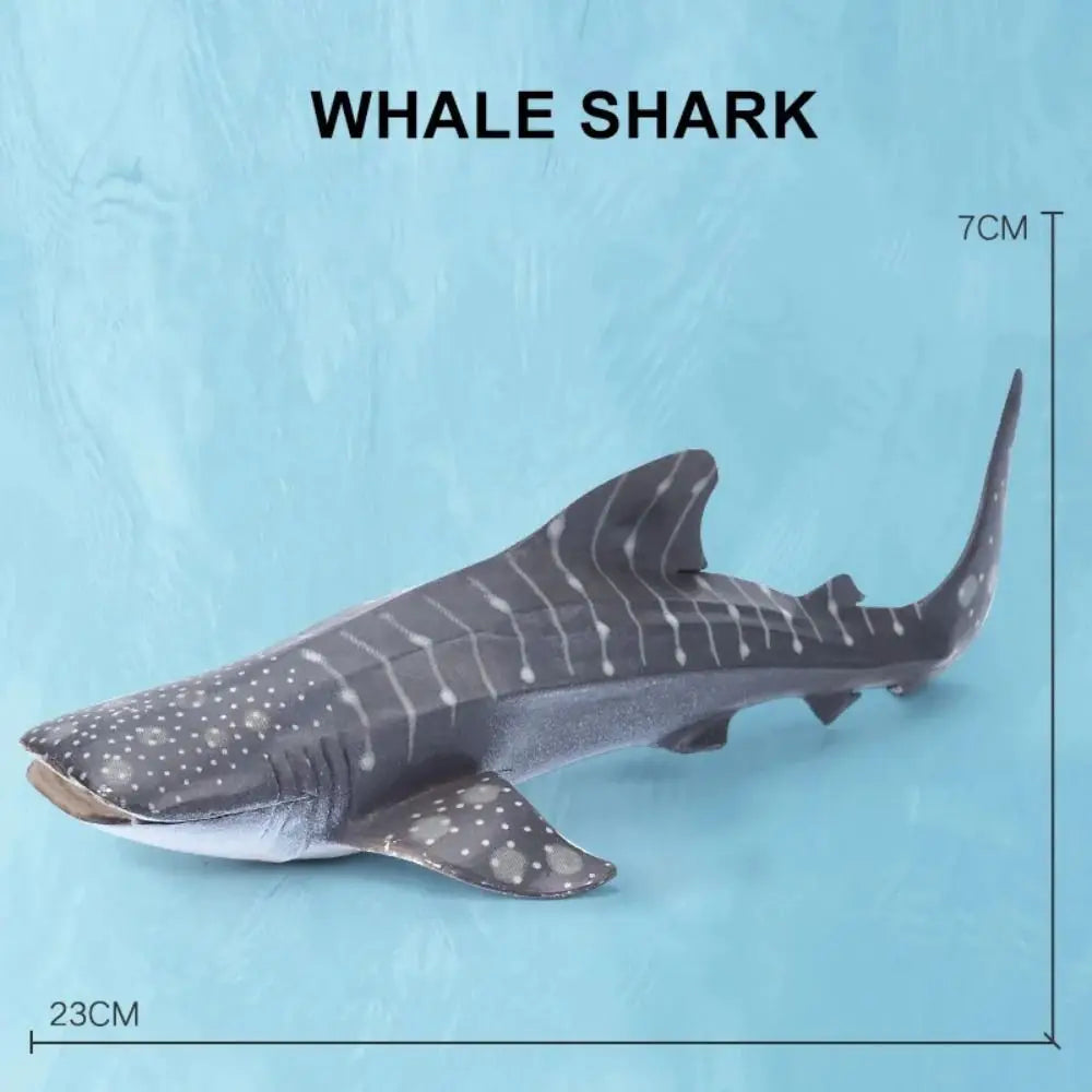 PVC Ocean Animal Figurines – Shark & Whale Sea Life Toys