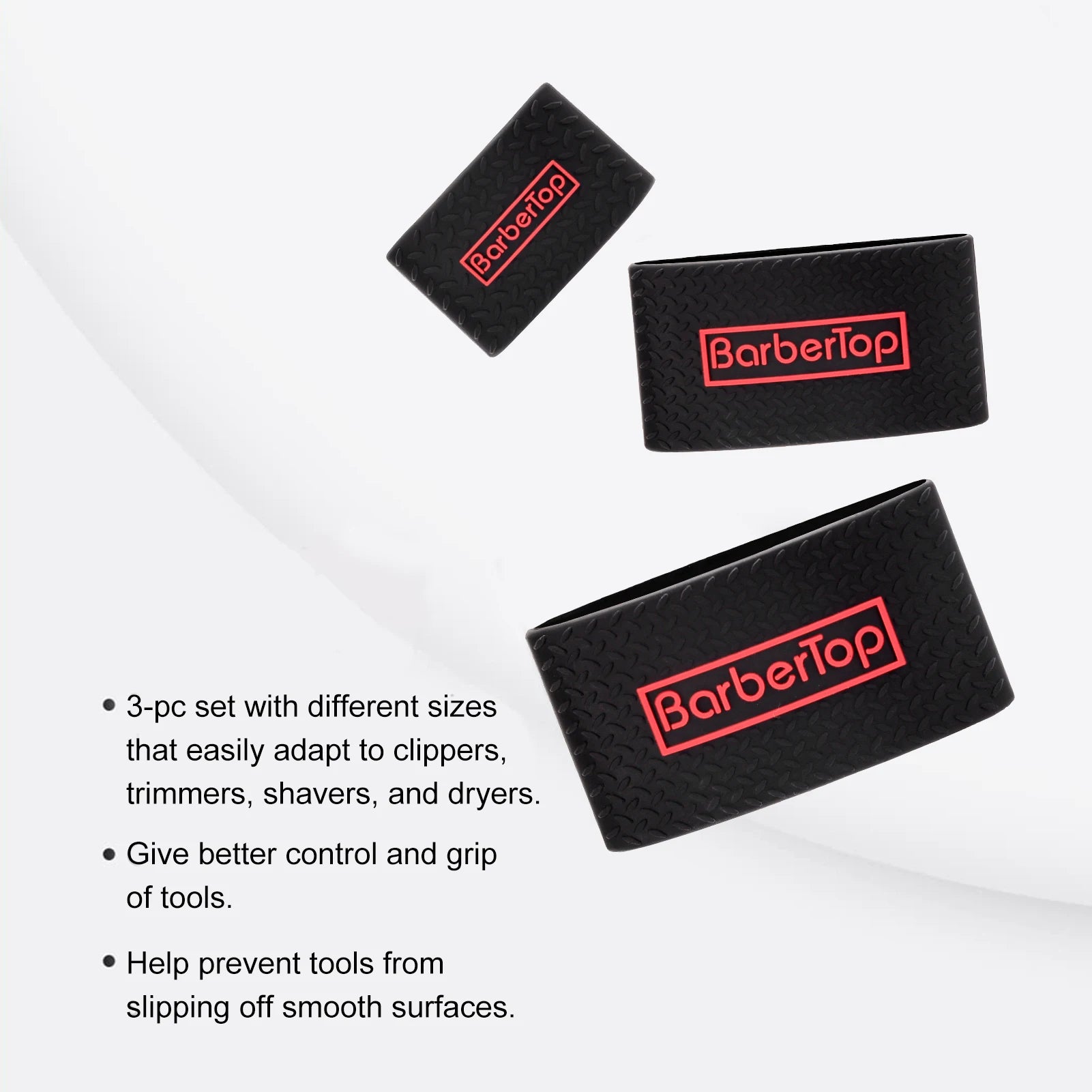 l3Pcs/set Professional Non Slip Barber Clipper Bands Heat Resistance Barber Sleeve For Hair Clipper Electric Trimmer Sleeve Tool Peaceful Pleasures Health and Wellness
