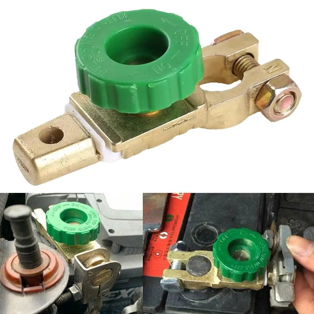 Car Battery Power Off Protection Switch Battery Disconnect Quick Cut-off Disconnect Isolator Switch Car Power-off Switch Peaceful Pleasures Health and Wellness