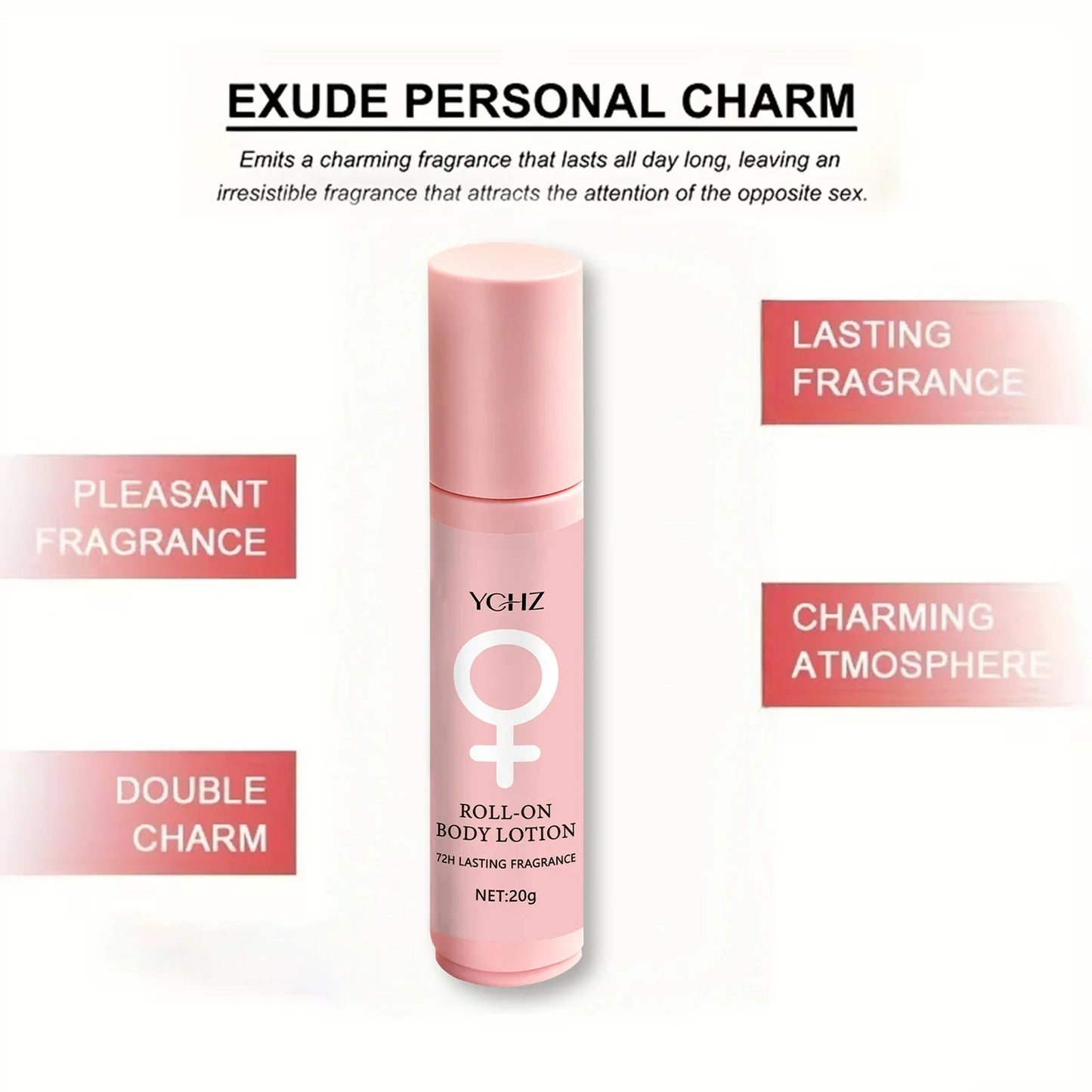 Peach Roll-On Deodorant – Moisturizing, Refreshing & Portable