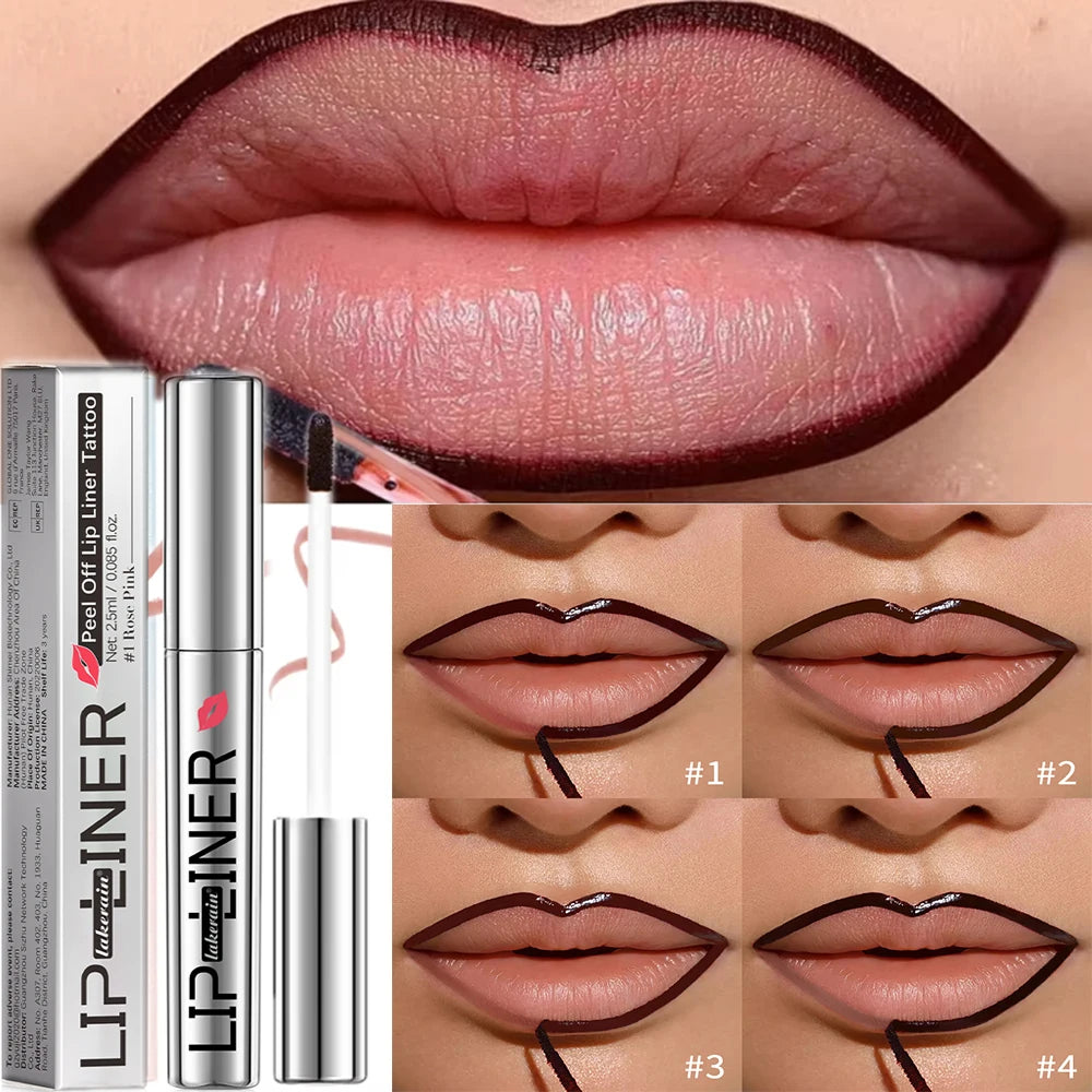 Peel Off Lip Stain Tattoo | Matte Waterproof Lip Liner by Lakerain Peel Off Lip Liner Peaceful Pleasures Health and Wellness