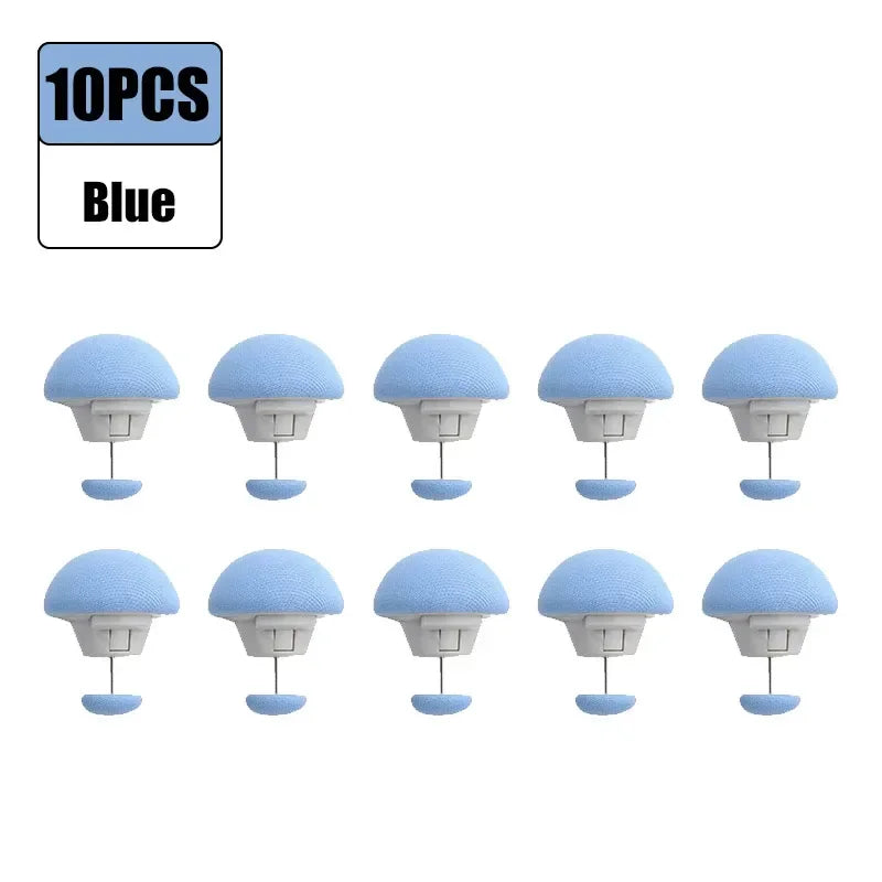 Beach Towel Clips Quilt Cover Clothes Pegs Bed Sheet Laundry Tongs Quilt Setter Clip Dirty Laundry Basket Safety Double Pressure Peaceful Pleasures Health and Wellness Blue-8pcs