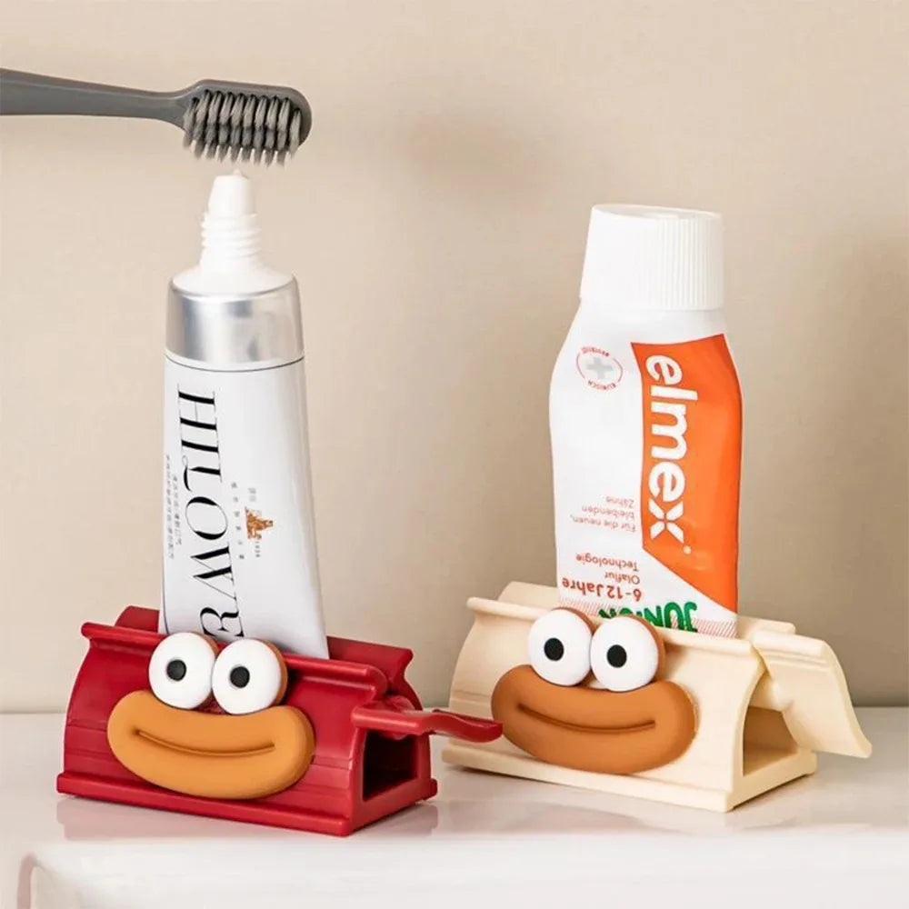 Funny Sausage Mouth Toothpaste Squeezer | Manual Tube Dispenser
