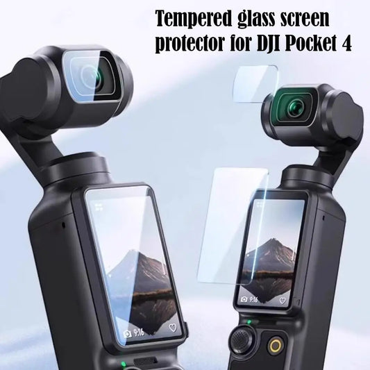 Tempered Glass Screen & Lens Protector for DJI Pocket 4 Camera Screen Protector Oasis Select