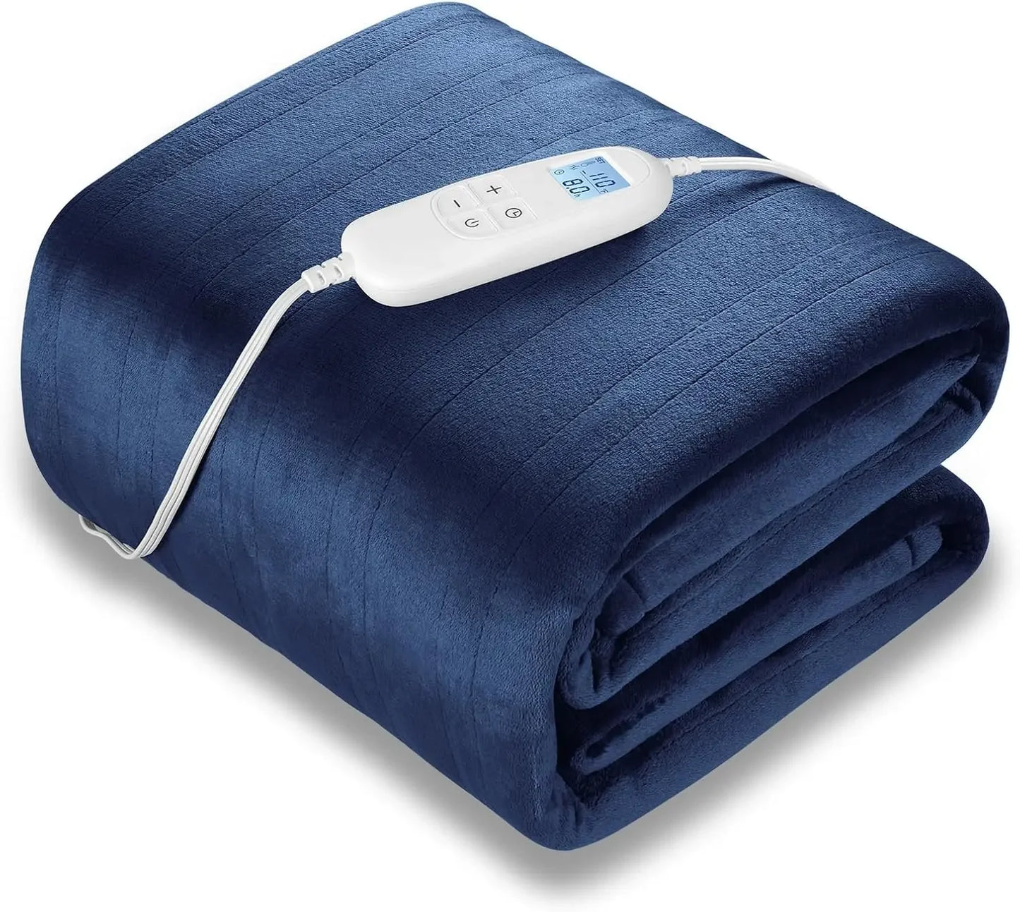 Queen Size Electric Heated Blanket with 6 Heat Settings, Auto Timer, and Soft Flannel for Home Use Peaceful Pleasures Health and Wellness United States