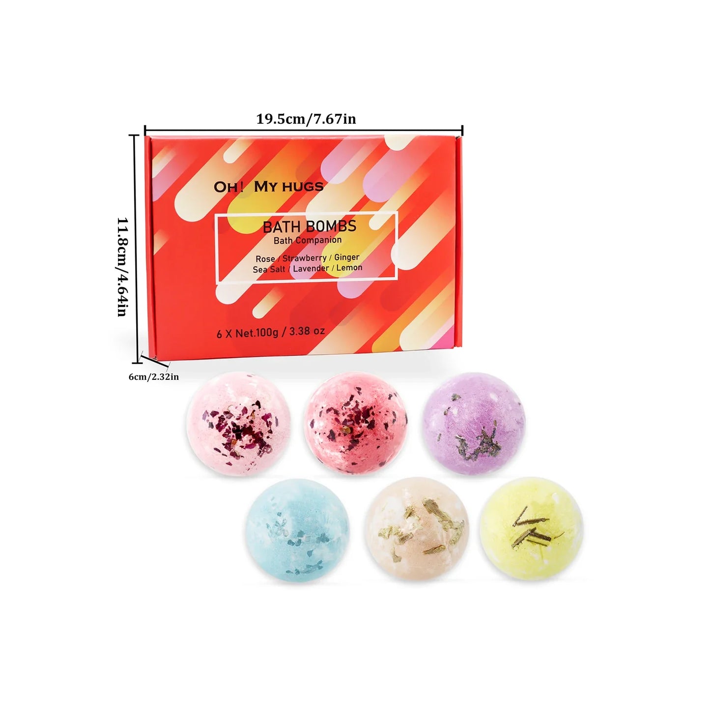 YURHERSU Mineral Bath Salt Ball Set – Nourish & Soften Skin