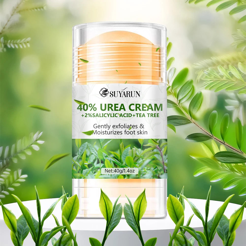 SUYARUN Salicylic Acid Urea Tea Tree Stick - Anti-Blemish, Exfoliating Foot & Face Care, Dead Skin Removal, Moisturizing. Peaceful Pleasures Health and Wellness
