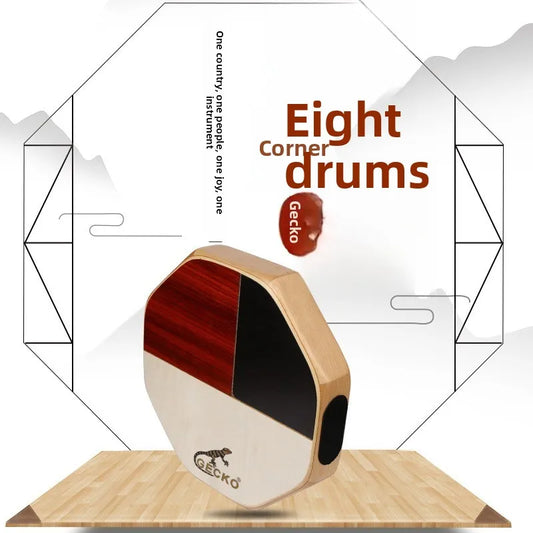Gecko Box Drum Portable Three-color Tambourine Bango String Peaceful Pleasures Health and Wellness