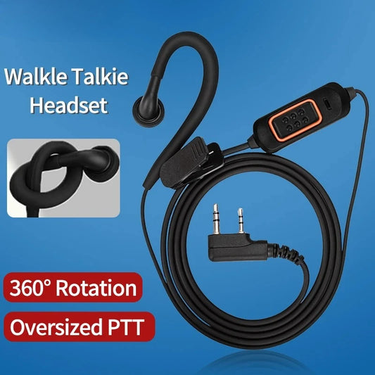 New Baofeng 780 Headset Mic earphone For BaoFeng UV-5R UV-5RH UV-21 PRO Quansheng UV-K6 Walkie Talkie Two Way Radio Accessories Peaceful Pleasures Health and Wellness Default Title