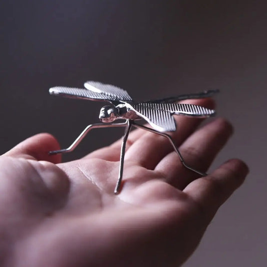 3D Dragonfly Alloy Ornament | Pen Holder & Tea Table Décor Decorative Figurine Oasis Select