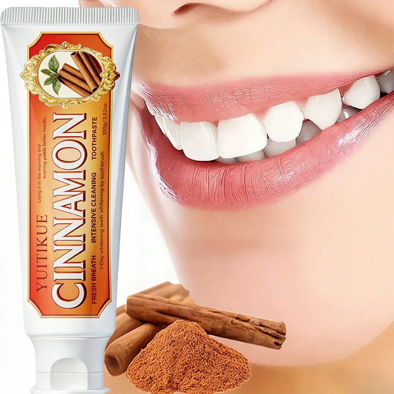Cinnamon Toothpaste – Gum Protection & Fresh Breath | 100g Natural Toothpaste Peaceful Pleasures Health and Wellness