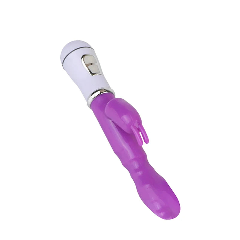 2-in-1 Vibrator Massager, 21cm Personal Device for Comprehensive Sensitive Zone Stimulation Peaceful Pleasures Health and Wellness