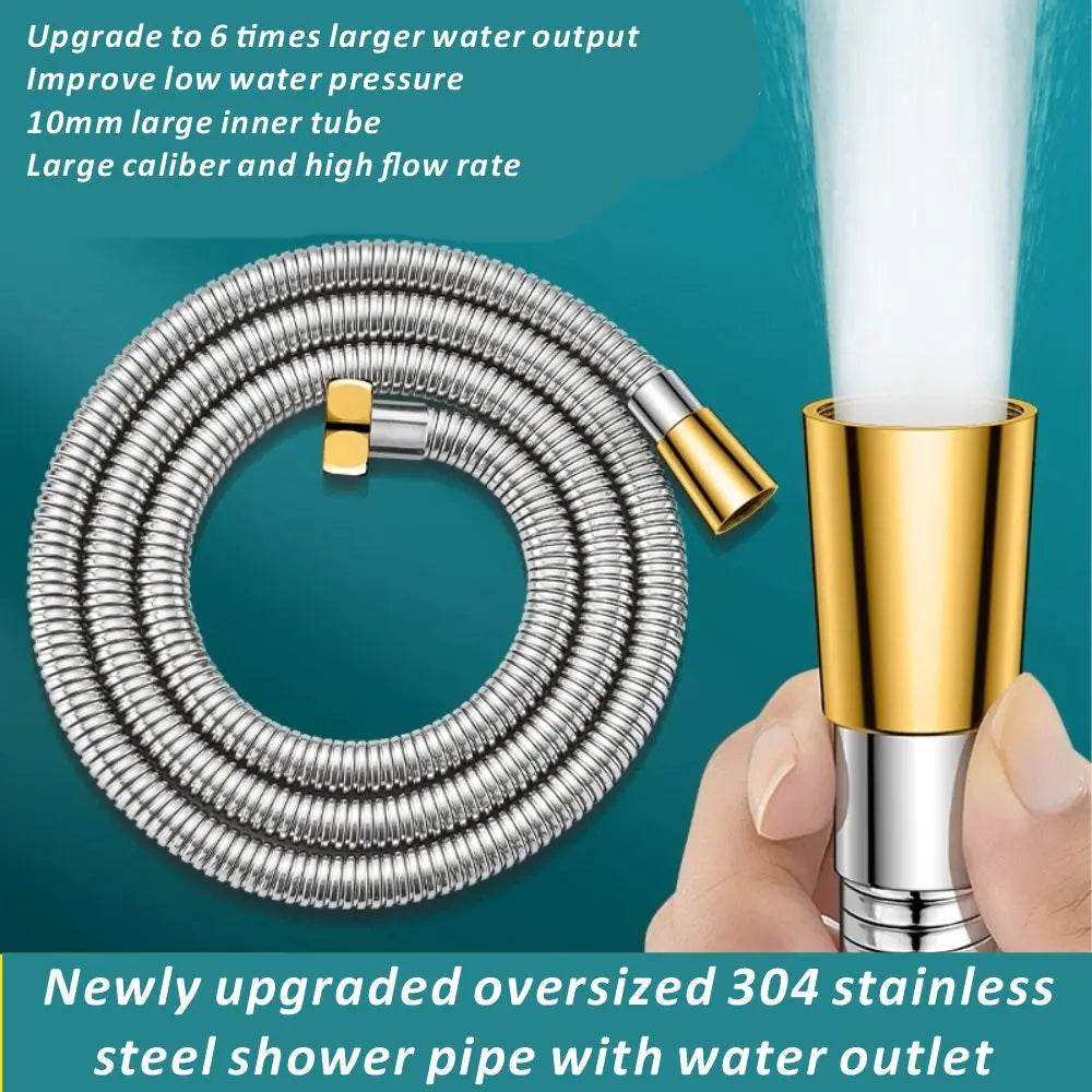 SUS304 Flexible Shower Hose 1.5M 2M 3M Stainless Steel