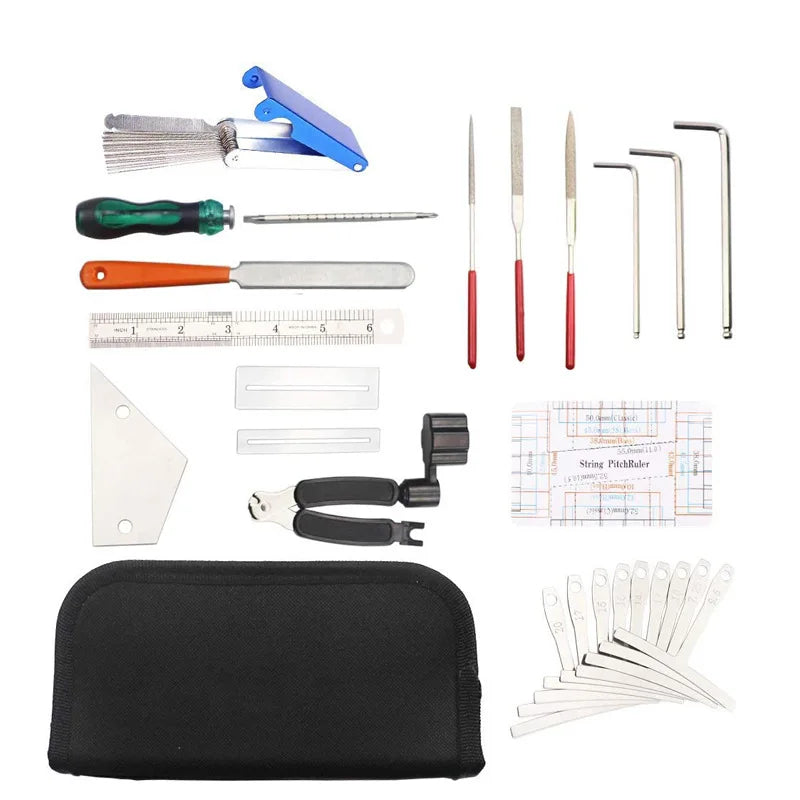 Guitar Maintenance Repair Tool Tools String Organizer Action Ruler