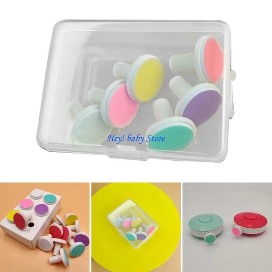 6-Piece Baby Nail File Replacement Pads | Electric Trimmer Baby Nail File Set Peaceful Pleasures Health and Wellness