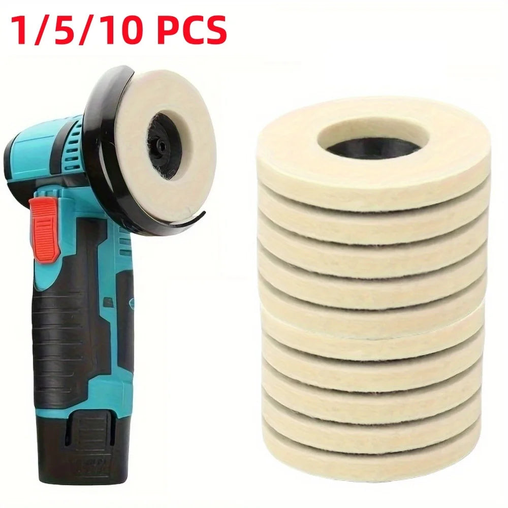 75mm Wool Polishing Wheel Pads for Angle Grinder – Metal & Glass Peaceful Pleasures Health and Wellness
