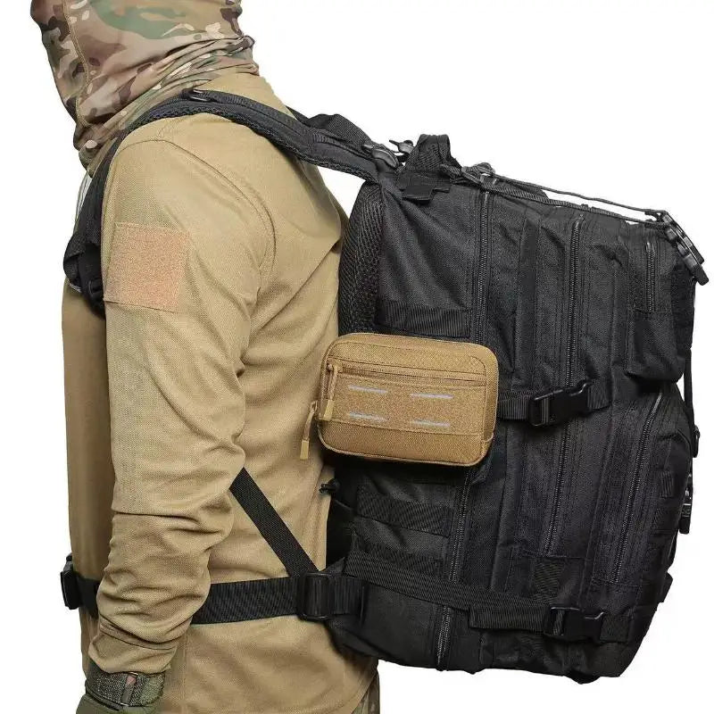 Tactical MOLLE Admin Pouch | EDC Waist Bag for Camping & Hiking