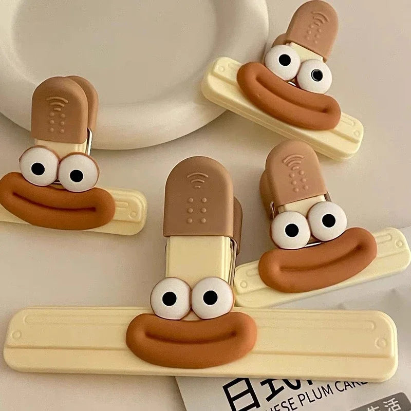 Food Sealing Clips Set – Moisture-Proof Bag Clips (2/3/6 Pcs)