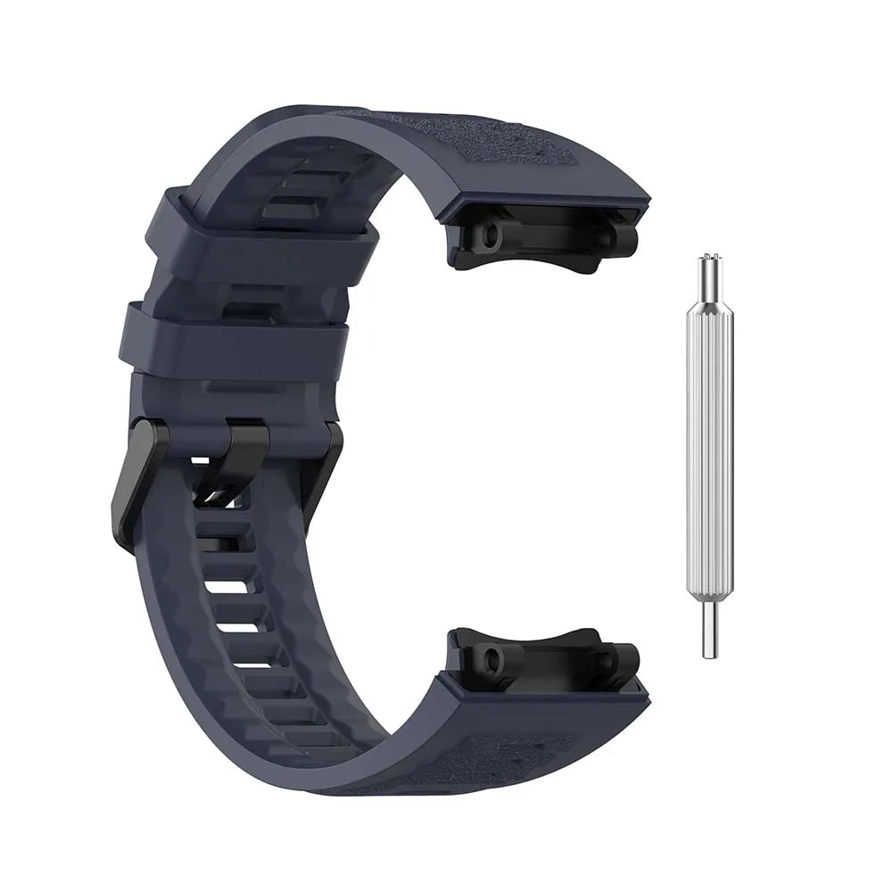 Watchband for Amazfit T-Rex 2 Silicone Strap Adjustable for Amazfit T-Rex 2 Smartwatch Replacement Accessories Peaceful Pleasures Health and Wellness Blue For Amazfit T-Rex 2