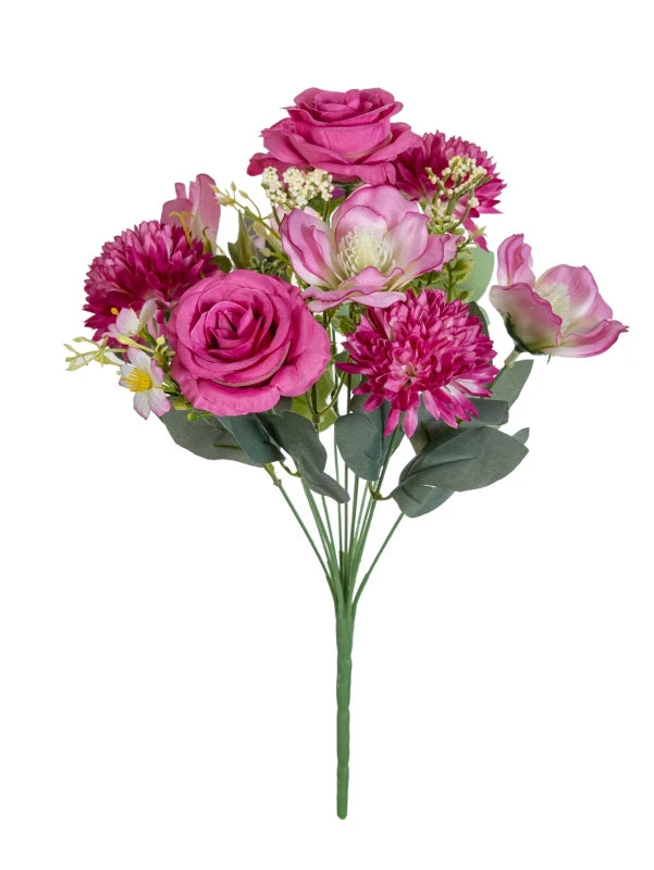 Artificial Silk Roses | Wedding Bouquet & Home Decor