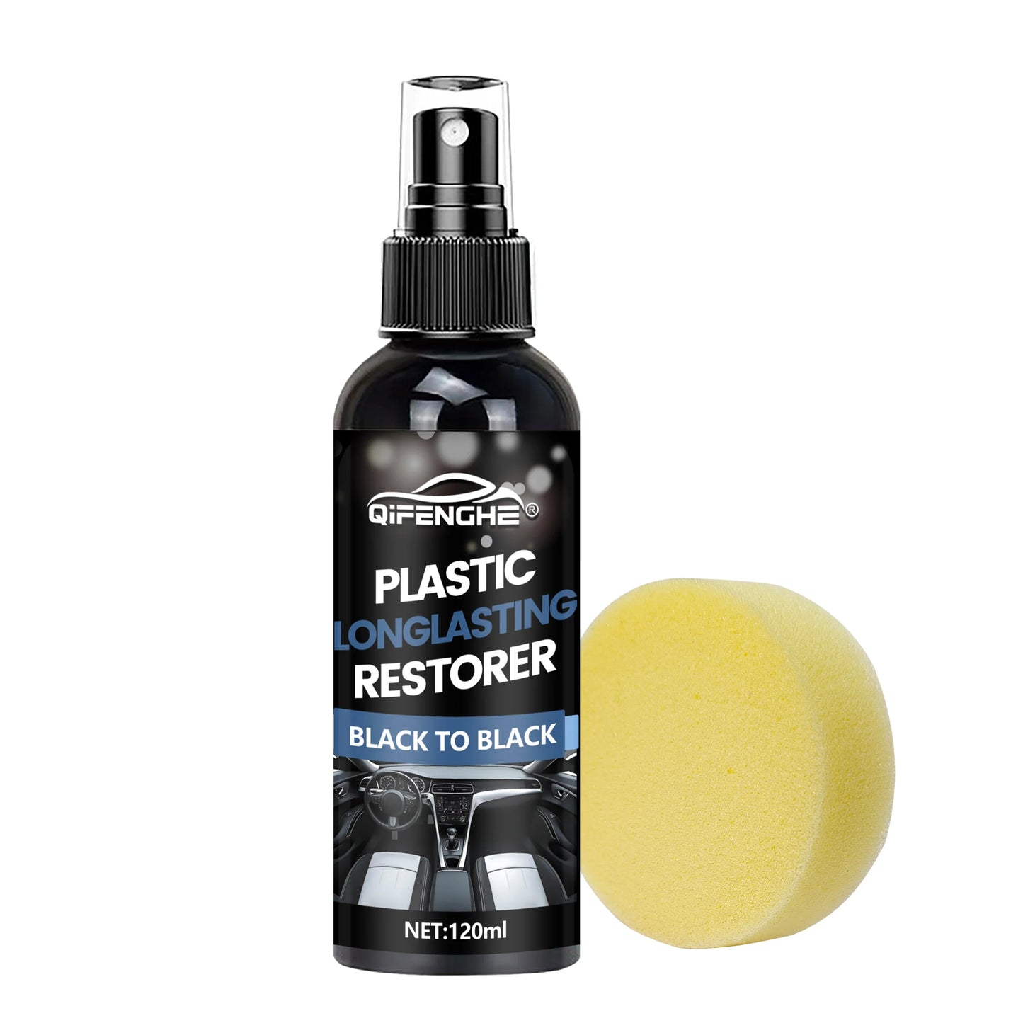 Car Plastic & Tire Restorer – Crystal Coating Dashboard Wax
