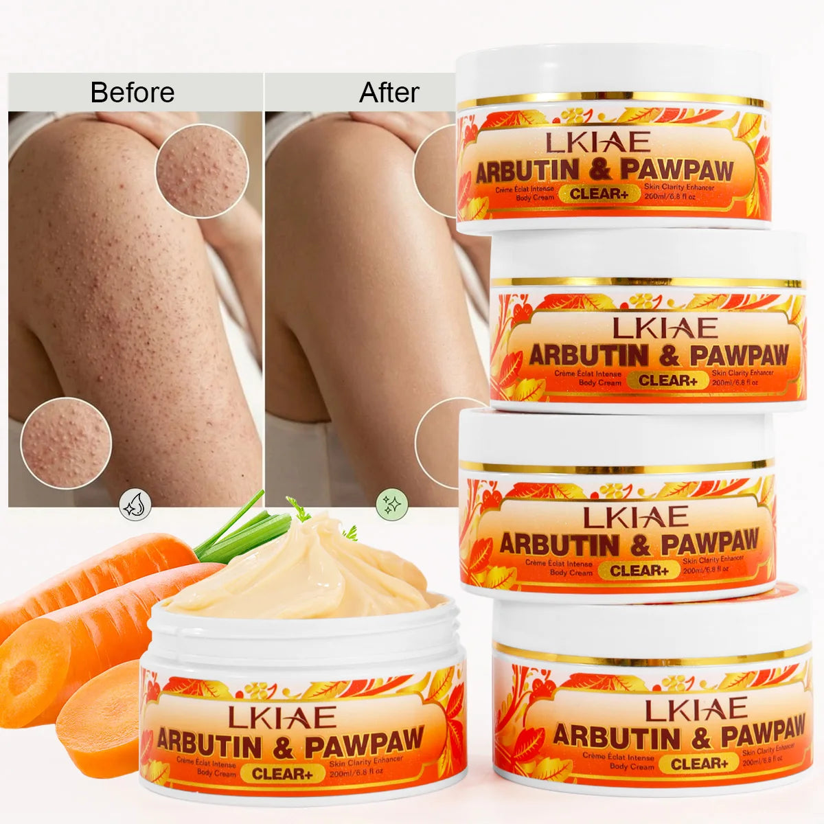 AILKE Arbutin Papaya Brightening Body Cream | 200ml