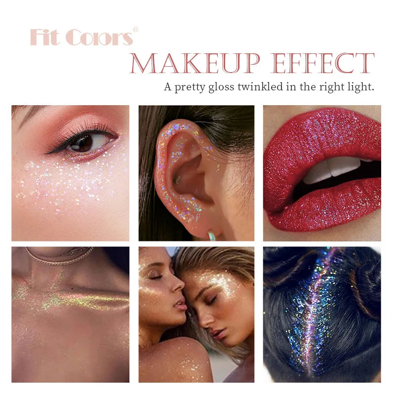 Chameleon Glitter Gel for Face, Body & Hair | Fit Colors