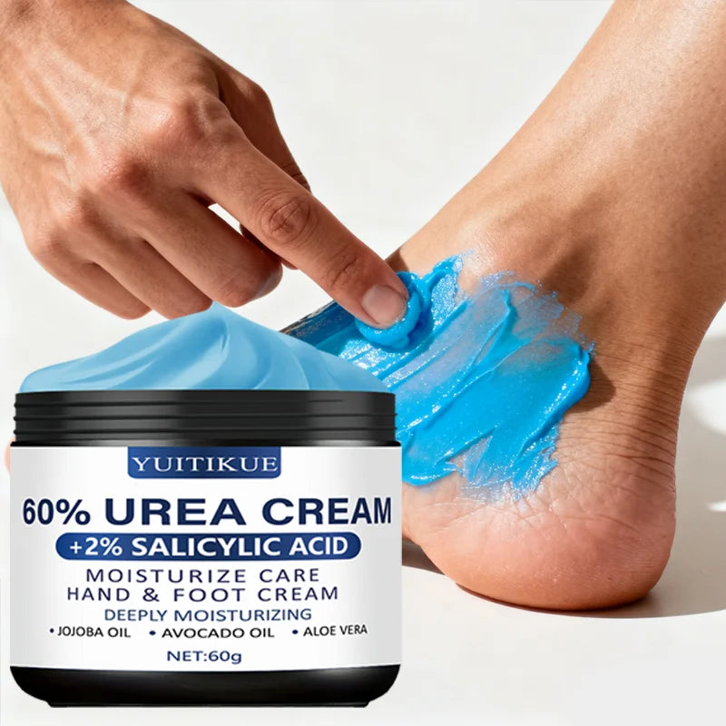 Urea Cream 60g - for Hands & Feet, Deeply Moisturizes & Softens Skin, Fast Absorption, Non-Greasy, All Skin Types Peaceful Pleasures Health and Wellness