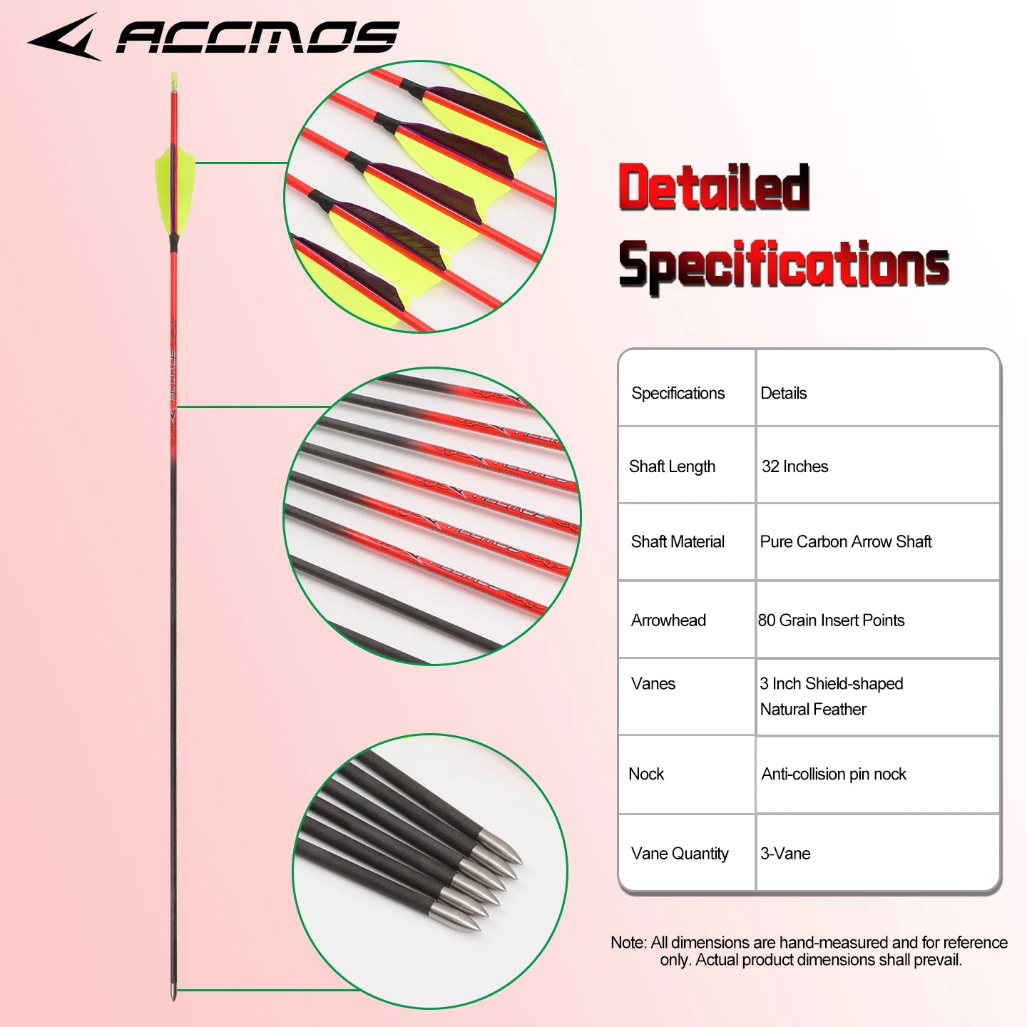 6 12 24ps ID4 Pure Carbon Arrow Spine 400 500 600 700 800 900 1000