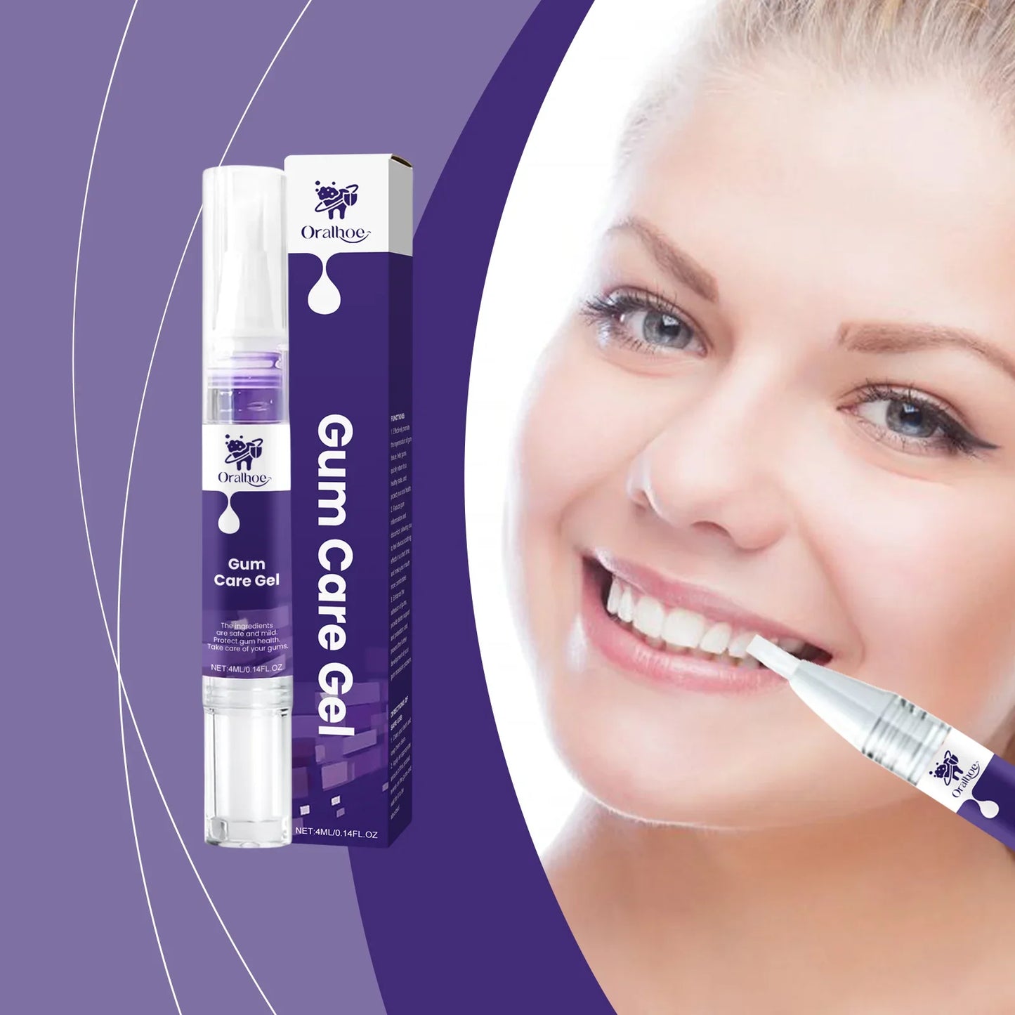 Purple Gum Care Gel – Stain Removal & Bright Teeth Daily Gel
