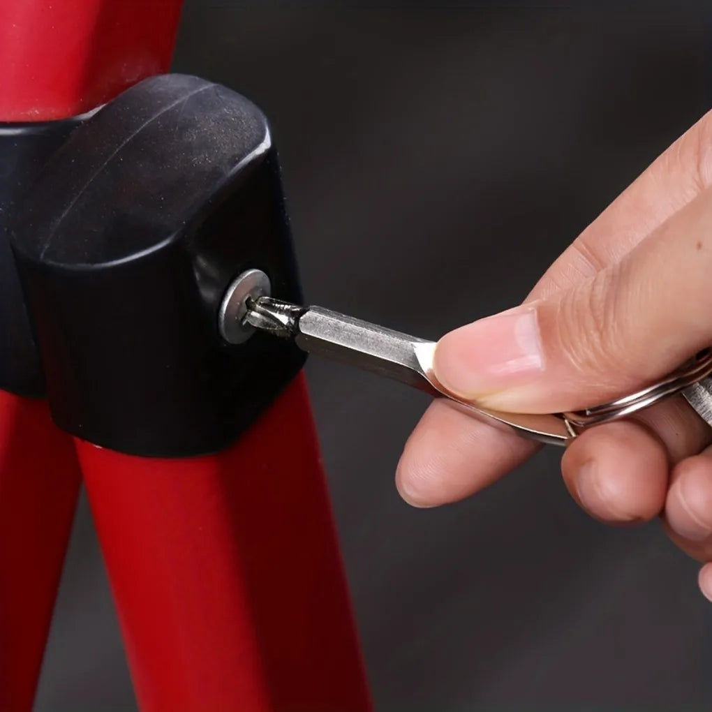 2-Pack Mini Pocket Screwdriver Set | Keychain Phillips Flathead