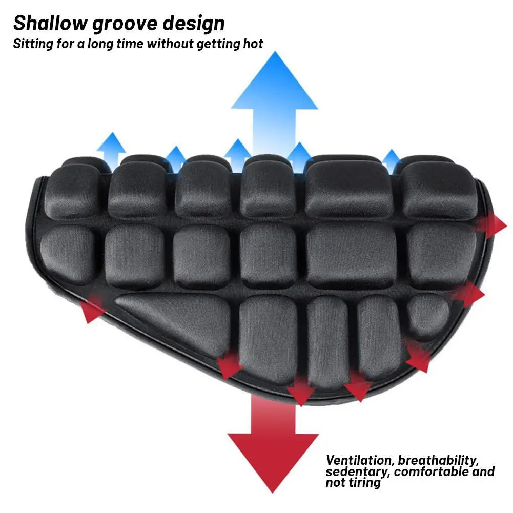 3D Seat Motorcycle Seat Cushion Anti Slip Motorbike Comfort Sunscreen Gel Seat Cushion Motorcycle Accessories Peaceful Pleasures Health and Wellness