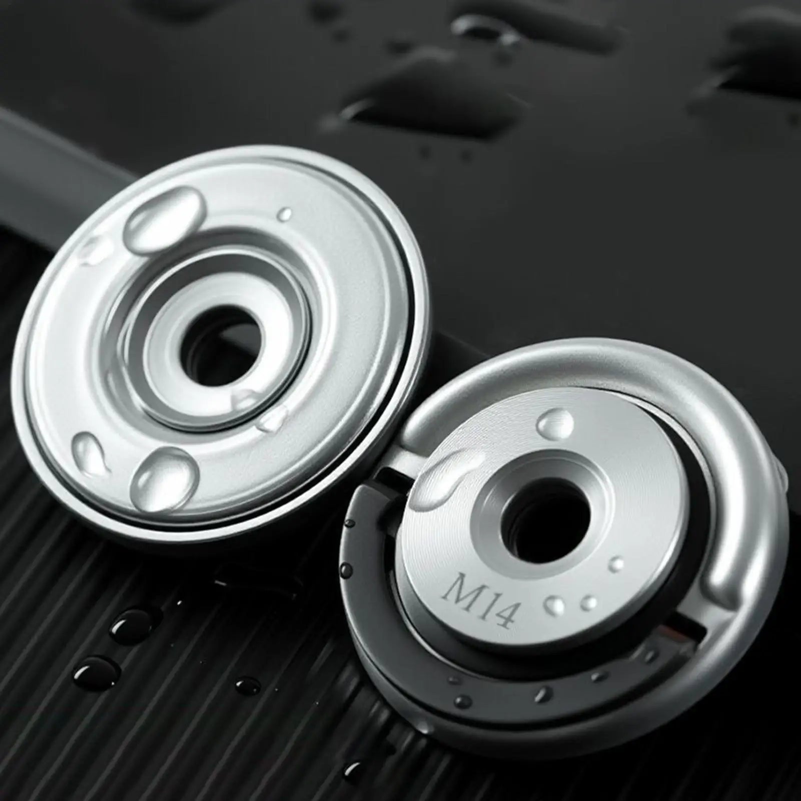 M14 Angle Grinder Flange Nut Anti-Slip 2-Pack | Carbon Steel Angle Grinder Flange Nut Peaceful Pleasures Health and Wellness