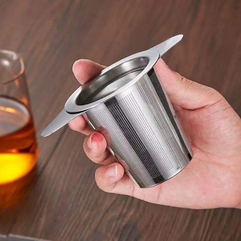 Stainless Steel Tea Infuser Strainer | Double Hanging Ears