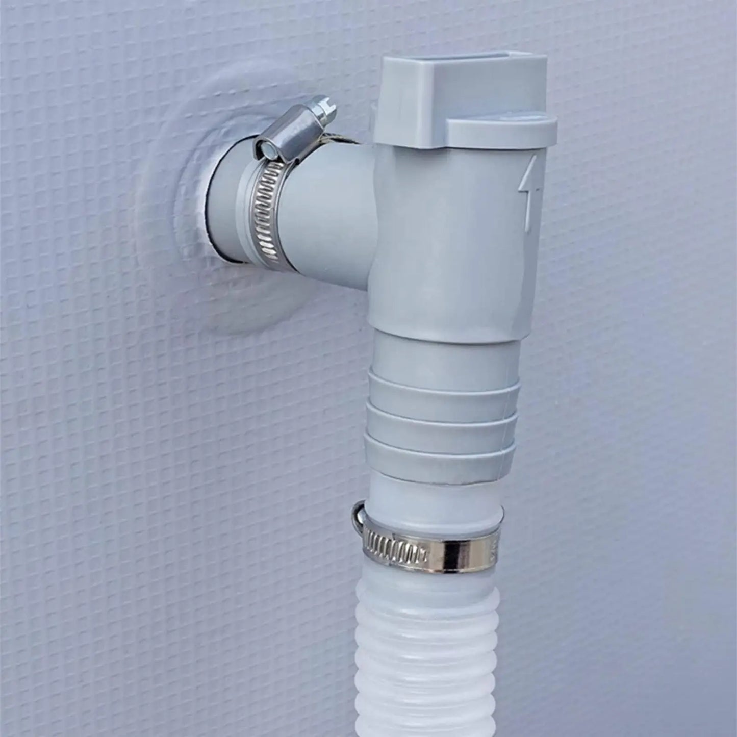 PVC Pool Filter Pump Adapter Durable 32mm Pool On/Off Plunger Valve Sealed Replacement for Outdoor Equipment Parts Peaceful Pleasures Health and Wellness 1PC Stop Valve