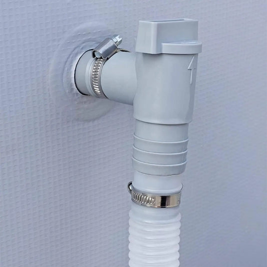 PVC Pool Filter Pump Adapter Durable 32mm Pool On/Off Plunger Valve Sealed Replacement for Outdoor Equipment Parts Peaceful Pleasures Health and Wellness 1PC Stop Valve