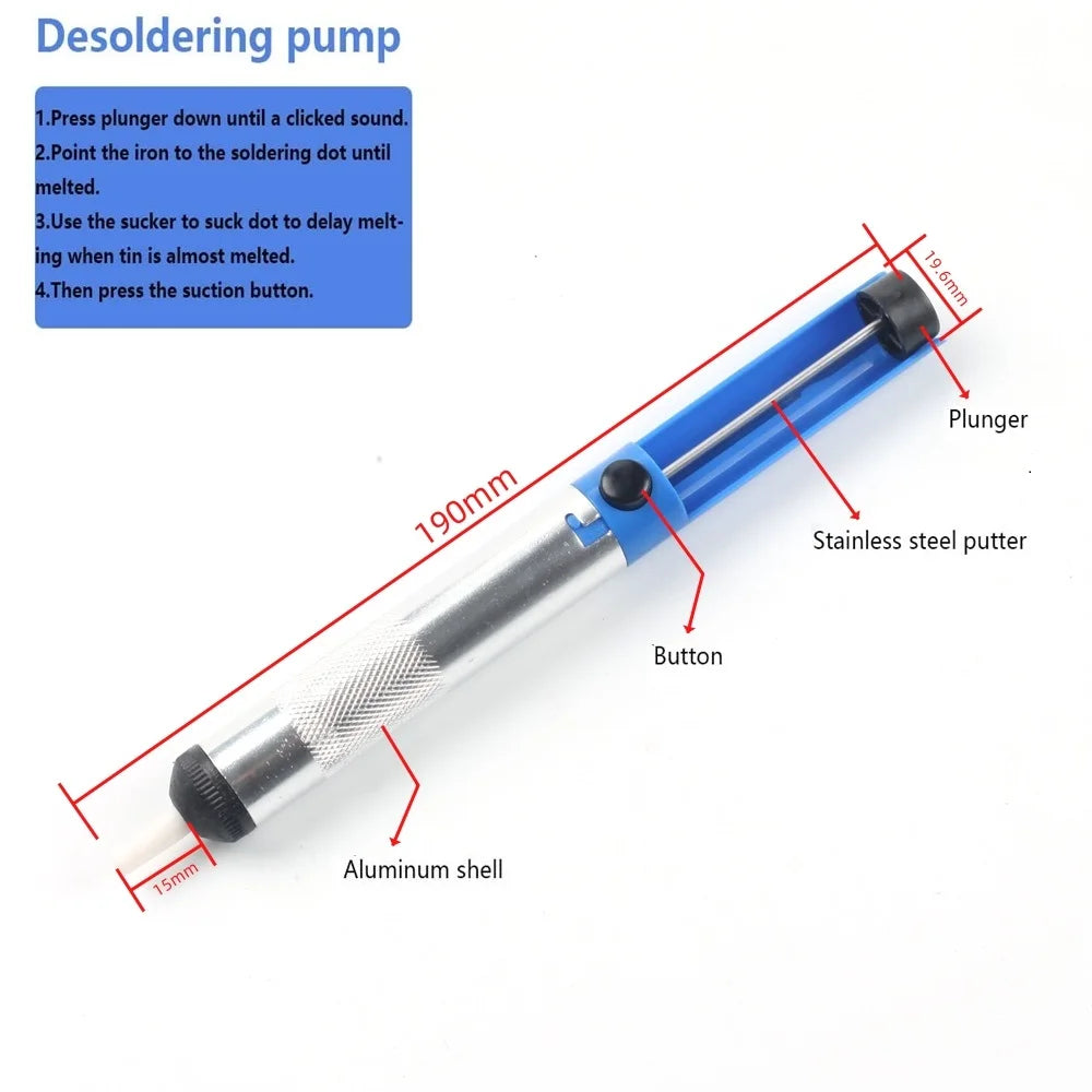 60W Electric Soldering Iron Gun Kit 110V/220V Auto Tin Feed Peaceful Pleasures Health and Wellness