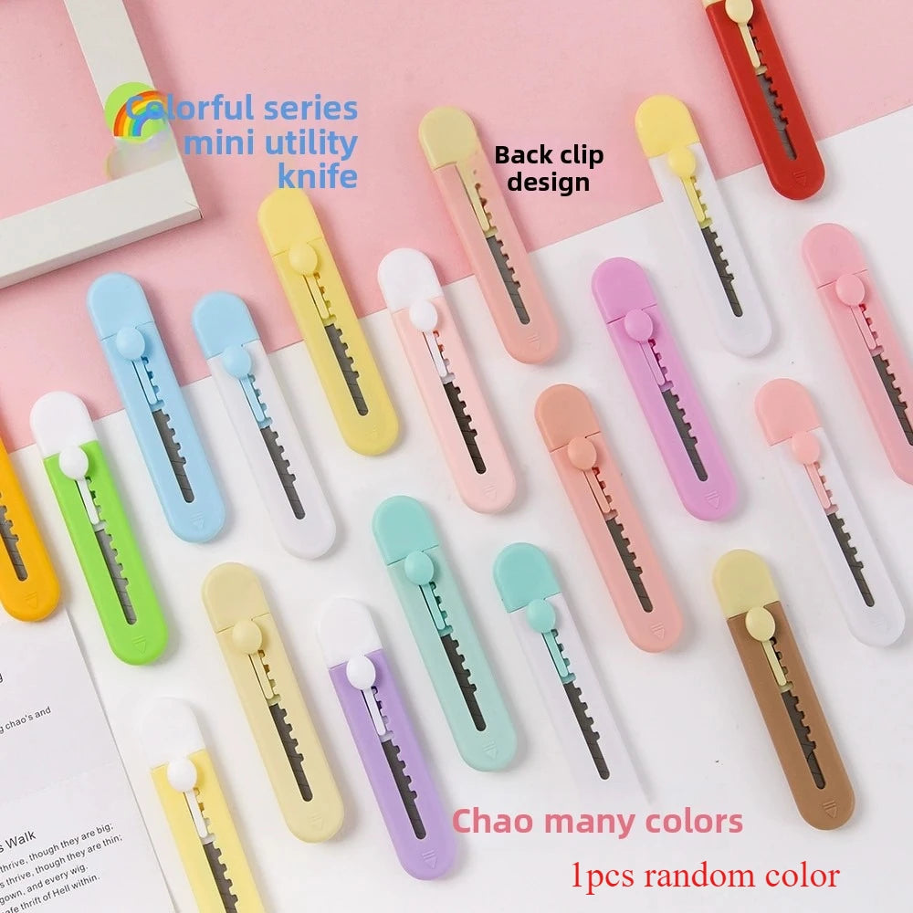 Mini Cartoon Utility Knife | Portable Cutter for Crafts & Unboxing