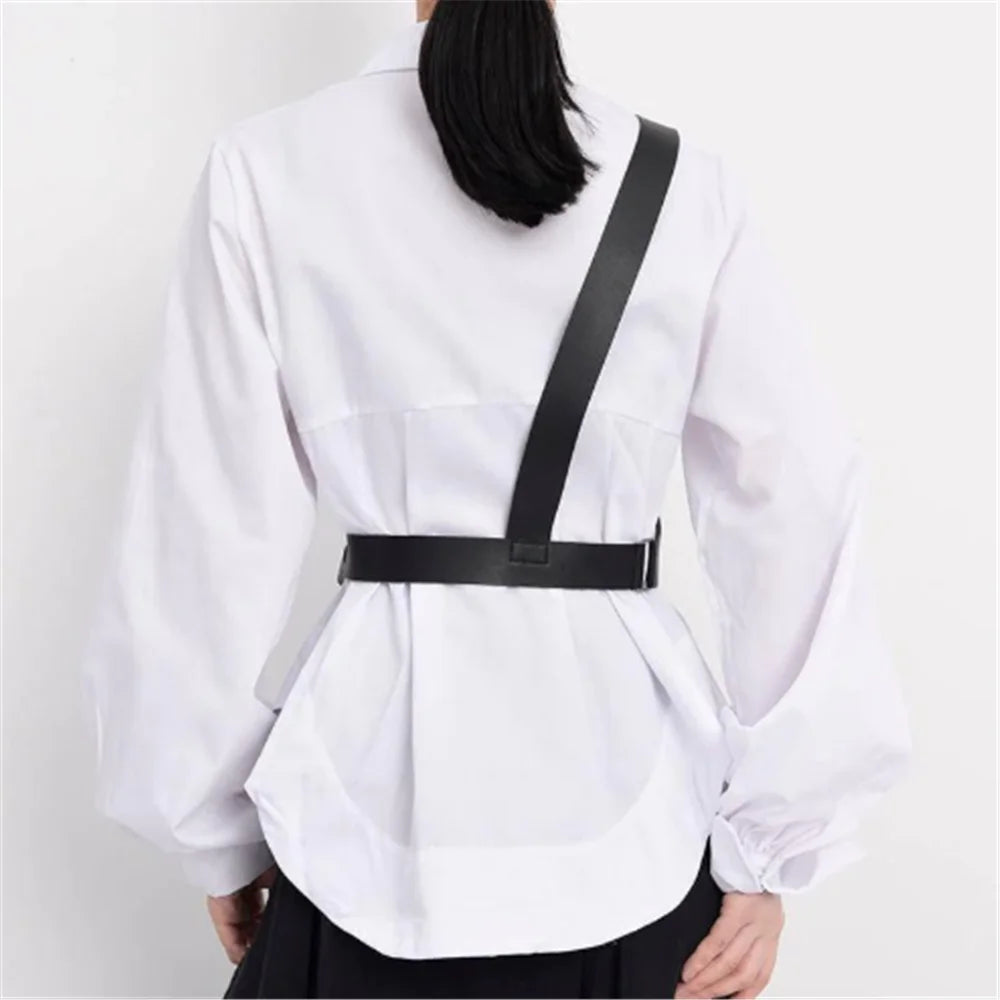 Designer Belts Women Waist Harness Skirt Belt Soft Pu Leather Dress