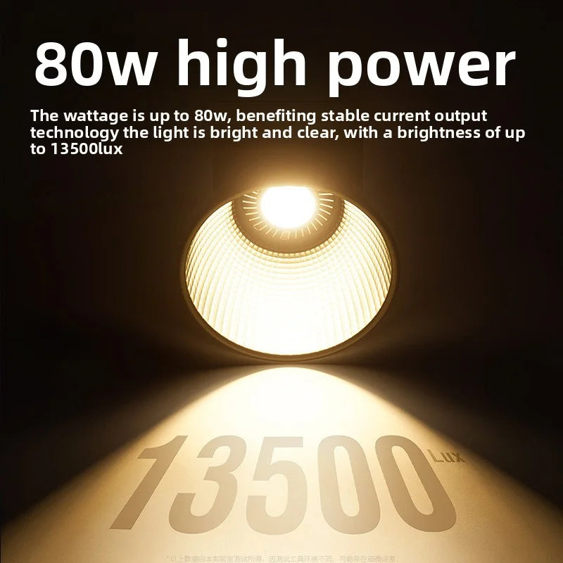 SHINEKNOT ZU80 80W COB Dimmable LED Portable Fill Light